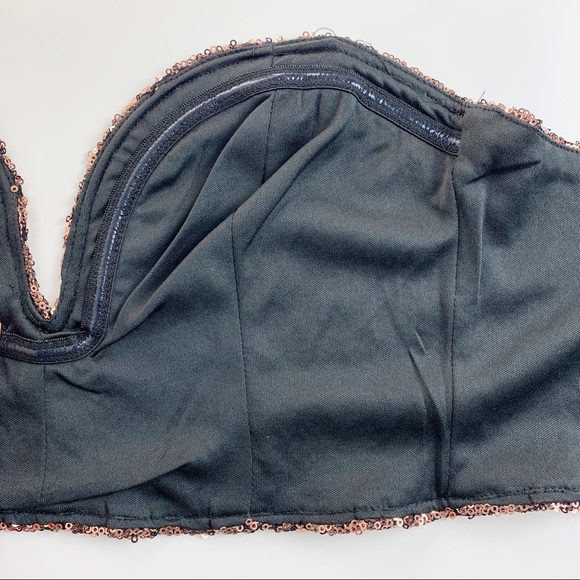 ❌SOLD❌ Charlotte Russe Night Out Crop Bustier - Picture 4 of 5